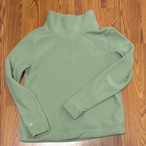 Green Turtleneck Sweater. Dudley Stephen’s